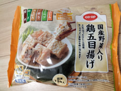 コープ 国産野菜入り鶏五目揚げ 商品写真