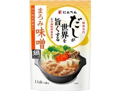 にんべん だしが世界を旨くする まろみ味噌 鍋スープ 商品写真