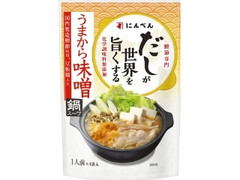 にんべん だしが世界を旨くする うまから味噌 鍋スープ 袋30ml×4