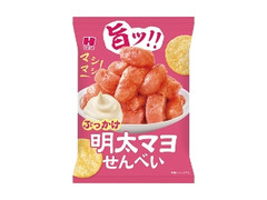 ひざつき ぶっかけ明太マヨせんべい