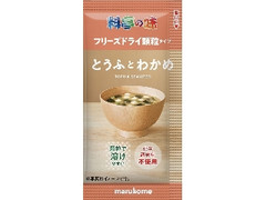 フリーズドライ顆粒みそ汁 料亭の味 とうふとわかめ 袋6g