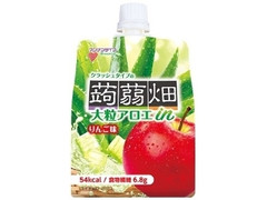 大粒アロエin クラッシュタイプの蒟蒻畑 りんご味 150g