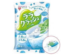 マンナンライフ 蒟蒻畑 ララクラッシュ ソーダ味 商品写真