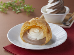 モンテール 小さな洋菓子店 北海道ソフトのシュークリーム・チョコ＆ミルク 商品写真