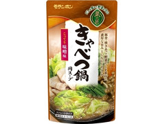 モランボン 菜の匠 きゃべつ鍋用スープ こってり味噌味 商品写真