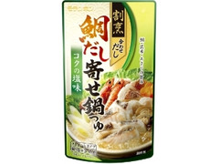 モランボン 割烹合わせだし 鯛だし寄せ鍋つゆ コクの塩味 袋750g