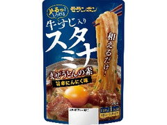 モランボン 牛すじ入りスタミナまぜうどんの素