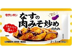 モランボン なすの肉みそ炒めのたれ 商品写真