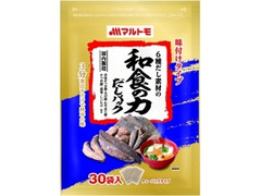 6種だし素材の和食の力だしパック 袋8g×3