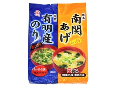 南関あげ＆有明産のり 合わせみそ汁 袋121.5g