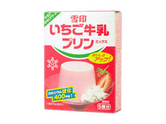 雪印食品 いちご牛乳プリンミックス