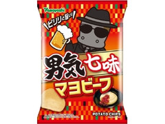 山芳製菓 ポテトチップス 男気七味マヨビーフ 袋90g