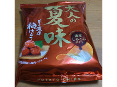 山芳製菓 ポテトチップス 大人の夏味 ピリッと濃厚梅仕立て 商品写真