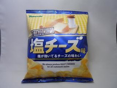 山芳製菓 ポテトチップス 塩チーズ味 商品写真