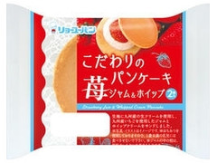 リョーユーパン こだわりのパンケーキ 苺ジャム＆ホイップ 商品写真