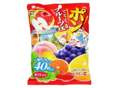 ライオン菓子 ポンと出てくるフルーツ玉 袋140g