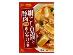 日本食研 絹ごし豆腐と豚肉中華あんかけの素 商品写真