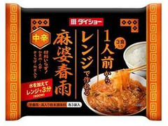 1人前からレンジで作れる 麻婆春雨 中辛 袋82.2g