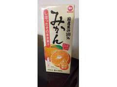 毎日牛乳 国産果汁100％ みかん 商品写真