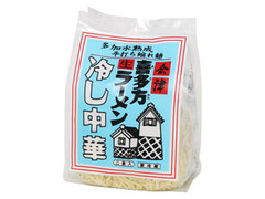 ヤマゴ 会津喜多方生ラーメン 冷し中華 平打ち縮れ麺 商品写真