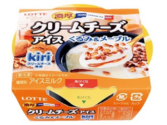 ロッテ 濃厚クリームチーズアイス くるみ＆メープル 商品写真