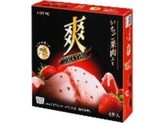 ロッテ 爽 BLACK LABEL 練乳いちご 商品写真