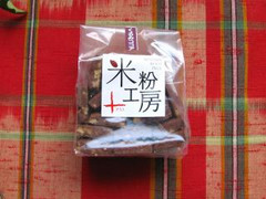 八百重製粉 岐阜県産はつしも米粉のクッキーくるみココア 商品写真