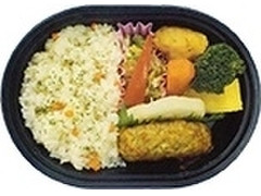 デイリーヤマザキ ハンバーグとピラフのミニ弁当 商品写真