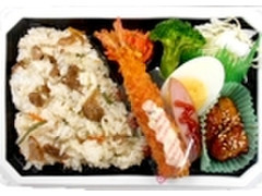 デイリーヤマザキ デイリーホット デイリーホット 海老フライと照り焼きチキンのきのこごはん弁当 商品写真