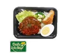 デイリーヤマザキ デイリーホット ロコモコ風弁当 商品写真