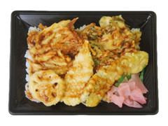 デイリーヤマザキ 4種の野菜天とイカ天丼 商品写真