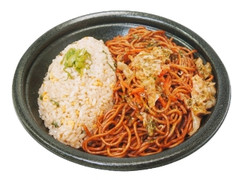 デイリーヤマザキ 焦がし醤油風味チャーハン＆ソース焼そば