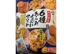 秋田いなふく 味の逸品 6種のあられせんべいアソート 商品写真