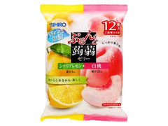 オリヒロ ぷるんと蒟蒻ゼリー シチリアレモン＋白桃 商品写真