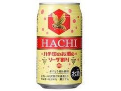 合同酒精 ハチ印のお酒のソーダ割り 赤 商品写真