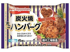 ニッポンハム 炭火焼ミニハンバーグ 袋6個