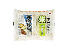 寿マナック 豆乳仕込み米こんにゃく 牛肉炒飯 商品写真