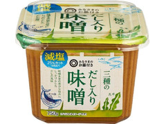 みなさまのお墨付き 三種のだし入り味噌 減塩25％カット