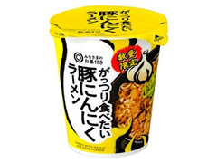 西友 みなさまのお墨付き がっつり食べたい豚にんにくラーメン