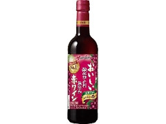 おいしい酸化防止剤無添加 赤ワイン ふくよか赤 ペット720ml