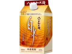 八代不知火蔵 25度 むぎ焼酎 白水 パック900ml