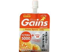 サラヤ Gains スポーツゼリー 温州みかん味 商品写真