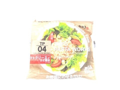 とうふパスタサラダ トマトクリーミィエビ風味ソース付