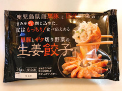 ホソヤ 黒豚とザク切り野菜の生姜餃子 商品写真