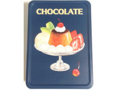 メリーチョコレートカムパニー はじけるキャンディチョコレート。 プリンアラモード缶 商品写真