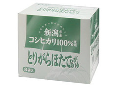 ヒカリ 新潟県産コシヒカリ100％使用 とりがらほたて入りがゆ 商品写真