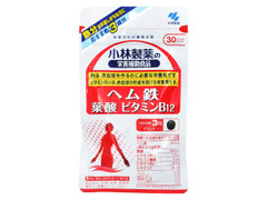 小林製薬 栄養補助食品 ヘム鉄 葉酸 ビタミンB12 90粒 袋23.4g