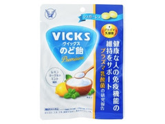 大正製薬 ヴィックスのど飴 プレミアム プラズマ乳酸菌 レモンヨーグルトミント風味 商品写真