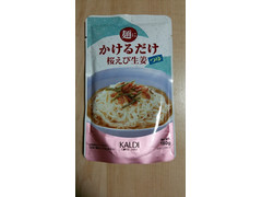 カルディ 麺にかけるだけ 桜えび生姜つゆ 商品写真