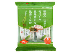 江口製菓 八女茶最中 福岡の八女茶を使用した風味豊かな抹茶もなかです 商品写真